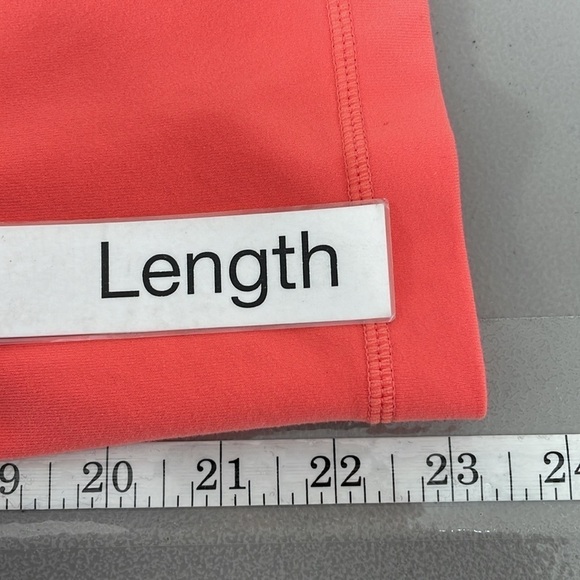Lululemon Tank Top Women's 6 Orange Sleeveless V-Neck Athletic Shirt - Picture 14 of 14